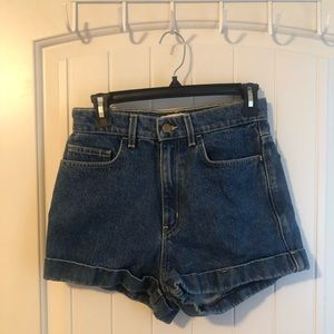 American Apparel Dark Indigo Shorts